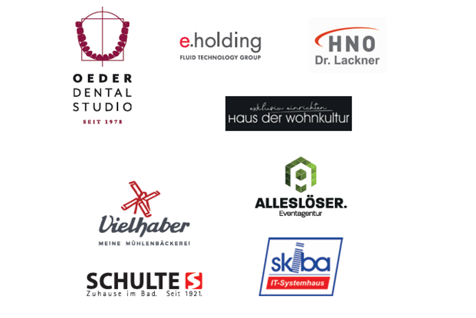 Wir danken unseren Sponsoren herzlich für ihre wertvolle Unterstützung.