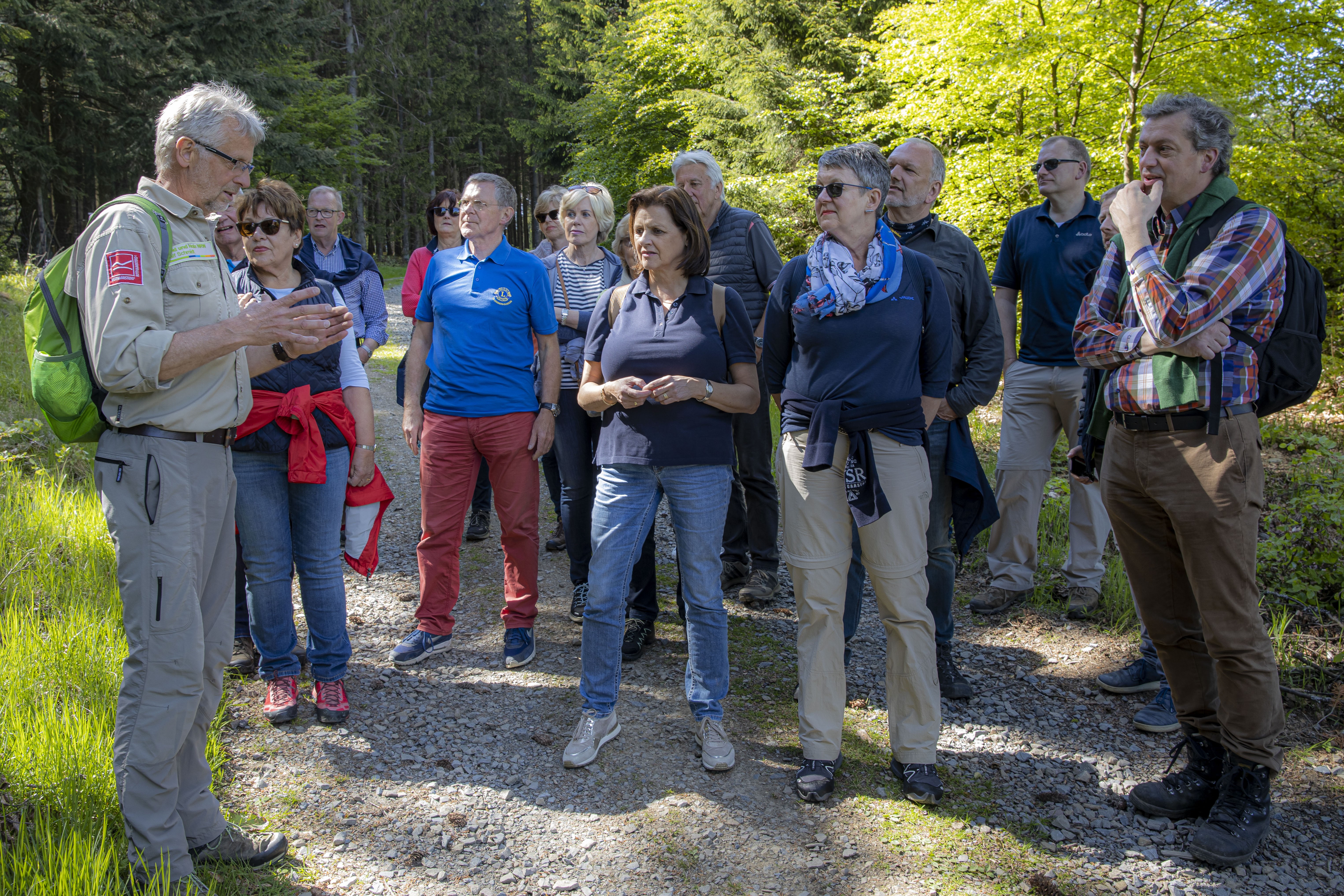 Wanderung entlang des Rothaarsteigs und des Waldskulpturenwegs mit Ranger Ralf Schmidt