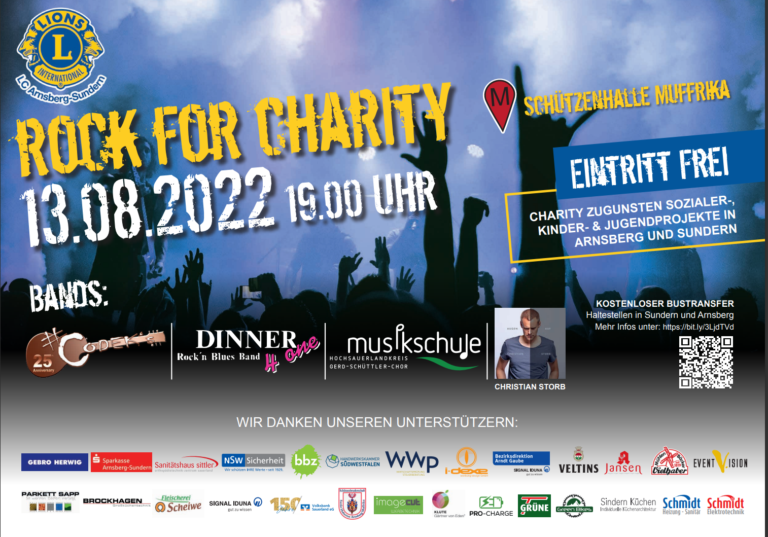 Charity-Rockkonzert am 13.08.2022