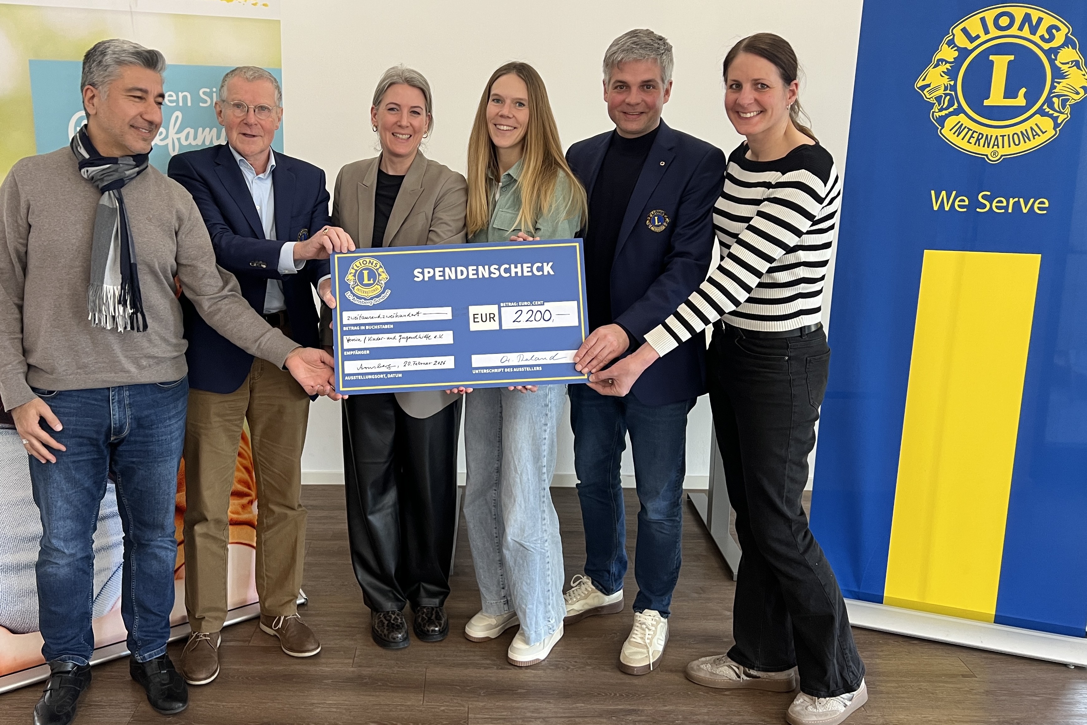 Spendenübergabe